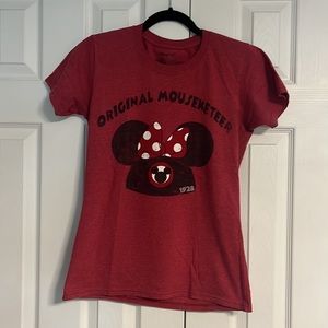 Ladies Original Mouseketeer Disney Shirt, Adult Minnie Mouse Disney T-Shirt
